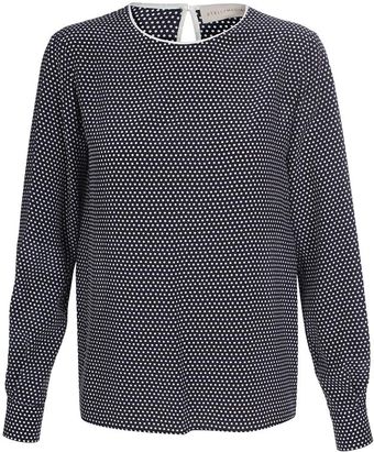 Stella McCartney Silk Polka-dot Top - Lyst