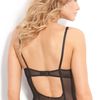 Betsey Johnson Dotted Tulle Corset in Black - Lyst