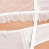 Betsey Johnson Dotted Tulle Corset in White (pearl) - Lyst