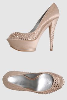 Casadei Pumps With Open Toe - Lyst