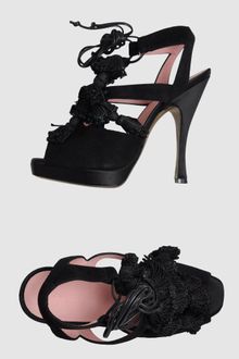 Donna Karan New York Platform Sandals - Lyst