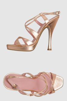 Donna Karan New York Platform Sandals - Lyst