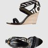 Emilio Pucci Wedge in Black - Lyst