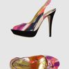 Emilio Pucci Platform Sandals in Multicolor (coral) - Lyst