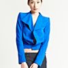 Haider Ackermann Womens Watts Suede Jacket in Blue - Lyst