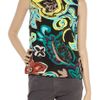 M Missoni Printed Crepe Top in Multicolor (black) - Lyst