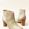 Maison Martin Margiela 22 Womens Leather Patchwork Ankle Boots in Beige (grey) - Lyst