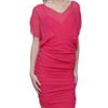 Alice + Olivia Chiffon Draped Dress in Pink - Lyst