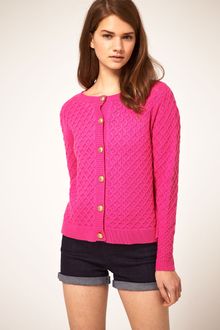 ASOS Collection Asos Cardigan in Honeycomb Stitch - Lyst
