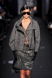Diane Von Furstenberg Fall 2012 Wool Trench Jacket  - Lyst