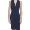 Givenchy Sleeveless Viscose Dress with Deep Neckline in Blue - Lyst
