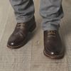 Grenson William Grained Leather Shoes in Brown for Men - Lyst