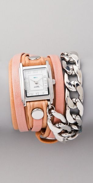 La Mer Collections Malibu Chain Wrap Watch - Lyst