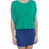 Msgm Two Colored Tunic Dress in Blue - Lyst