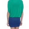 Msgm Two Colored Tunic Dress in Blue - Lyst