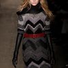 Rag & Bone Fall 2012 Crochet Leather Applique Dress in Gray (black, purple) - Lyst