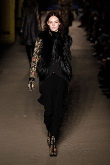 Rag & Bone Fall 2012 Long Hair  Fur Vest - Lyst