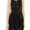 Red Valentino Embellished Mesh Dress in Black - Lyst