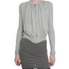 Rick Owens Lilies Short Baloon Jersey Cardigan Sweater in Gray - Lyst