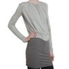 Rick Owens Lilies Short Baloon Jersey Cardigan Sweater in Gray - Lyst