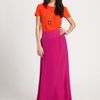 Tory Burch Silk Alexandra Blouse in Red - Lyst