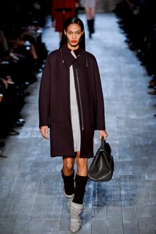 Victoria Beckham Fall 2012 Long Coat in Purple - Lyst