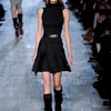 Victoria Beckham Fall 2012 Short Black Sleeveless Dress with Cheerleader Shirt and Turtleneck Top  in Black - Lyst