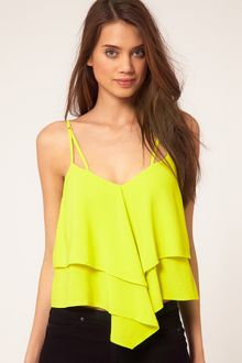 ASOS Collection Asos Cami with Tiers and Double Strap - Lyst