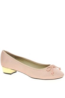 Asos Asos Lagoon Ballet Flats with Low Metal Heel - Lyst