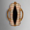 Burberry Small Haymarket Bowling Bag in Brown (tan) - Lyst