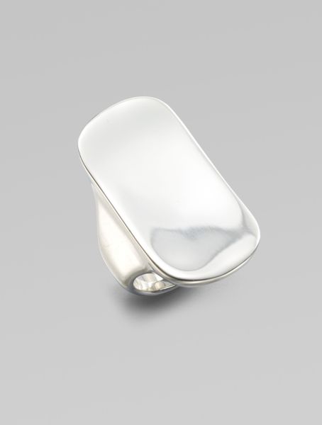 Elizabeth And James Sterling Silver Knuckle Ring in Silver