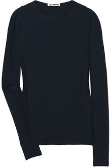 Jil Sander Stretch-jersey Top - Lyst