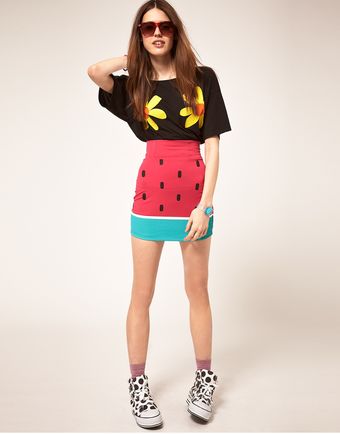 Lazy Oaf Watermelon Skirt - Lyst