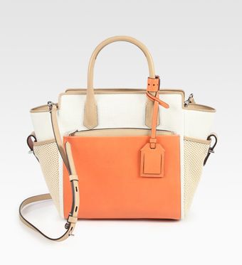 Reed Krakoff Mini Atlantique Canvas & Leather Tote Bag - Lyst
