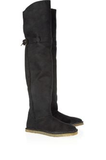 Stella McCartney Brompton Faux Suede Thigh Boots - Lyst