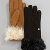 Ugg Shearlingcuff Gloves in Brown (large) - Lyst