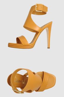 Yves Saint Laurent Rive Gauche Yves Saint Laurent Rive Gauche - Platform Sandals - Lyst