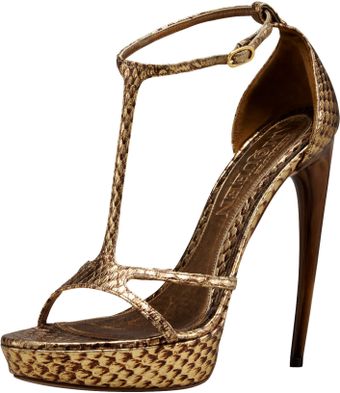  T-strap Platform Sandal 