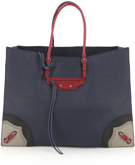Balenciaga Papier A4 Bag in Blue - Lyst