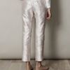 Christopher Kane Metallic Brocade Trousers in Pink - Lyst