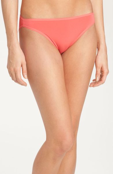 Felina Sublime High Cut Briefs in Pink (tangelo) - Lyst