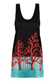 Holly Fulton Coral-Print Flapper Dress - Lyst