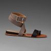 L.a.m.b. Myra Sandal in Elephant/black in Gray (elephant & black) - Lyst