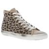 Leather Crown Leopard Print Trainer in Animal (leopard) - Lyst
