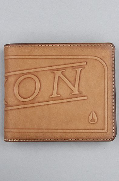 Nixon The Labelled Bifold Zip Wallet in Saddle in Brown for Men - Lyst