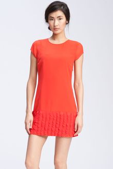 Ted Baker Chiffon Paillette Trim Dress - Lyst