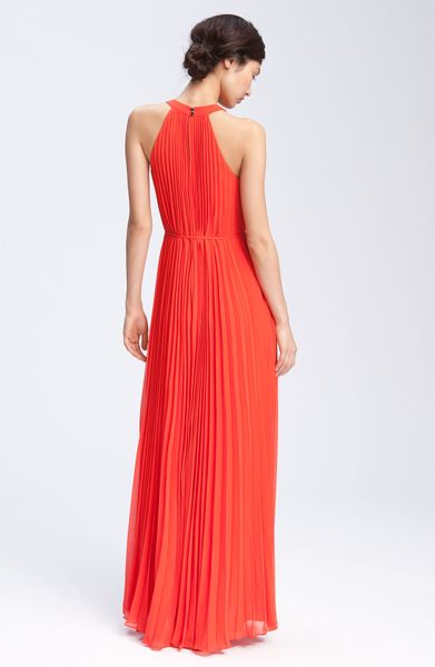 ted baker orange maxi dress