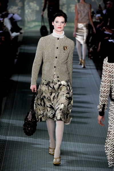 Tory Burch Fall 2012 Heavily Embellished Floral Clutch in Floral - Lyst