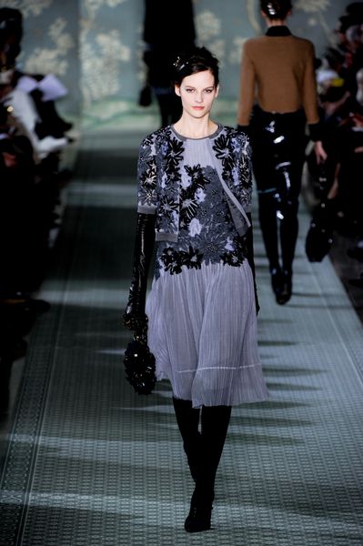 Tory Burch Fall 2012 Heavily Embellished Floral Clutch in Floral - Lyst