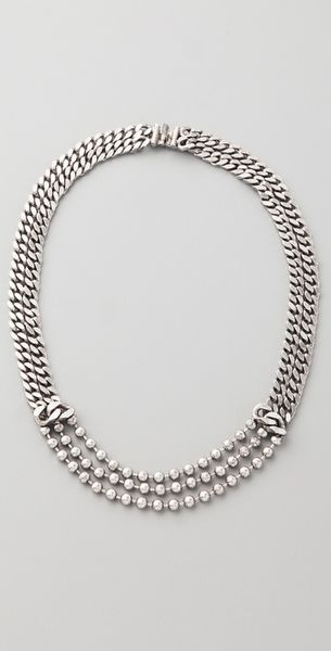 Dannijo Macanta Necklace in Silver - Lyst
